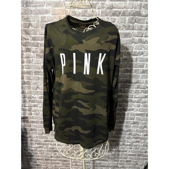 PINK Long‎ Sleeve Camp Top - Picture 1 of 3